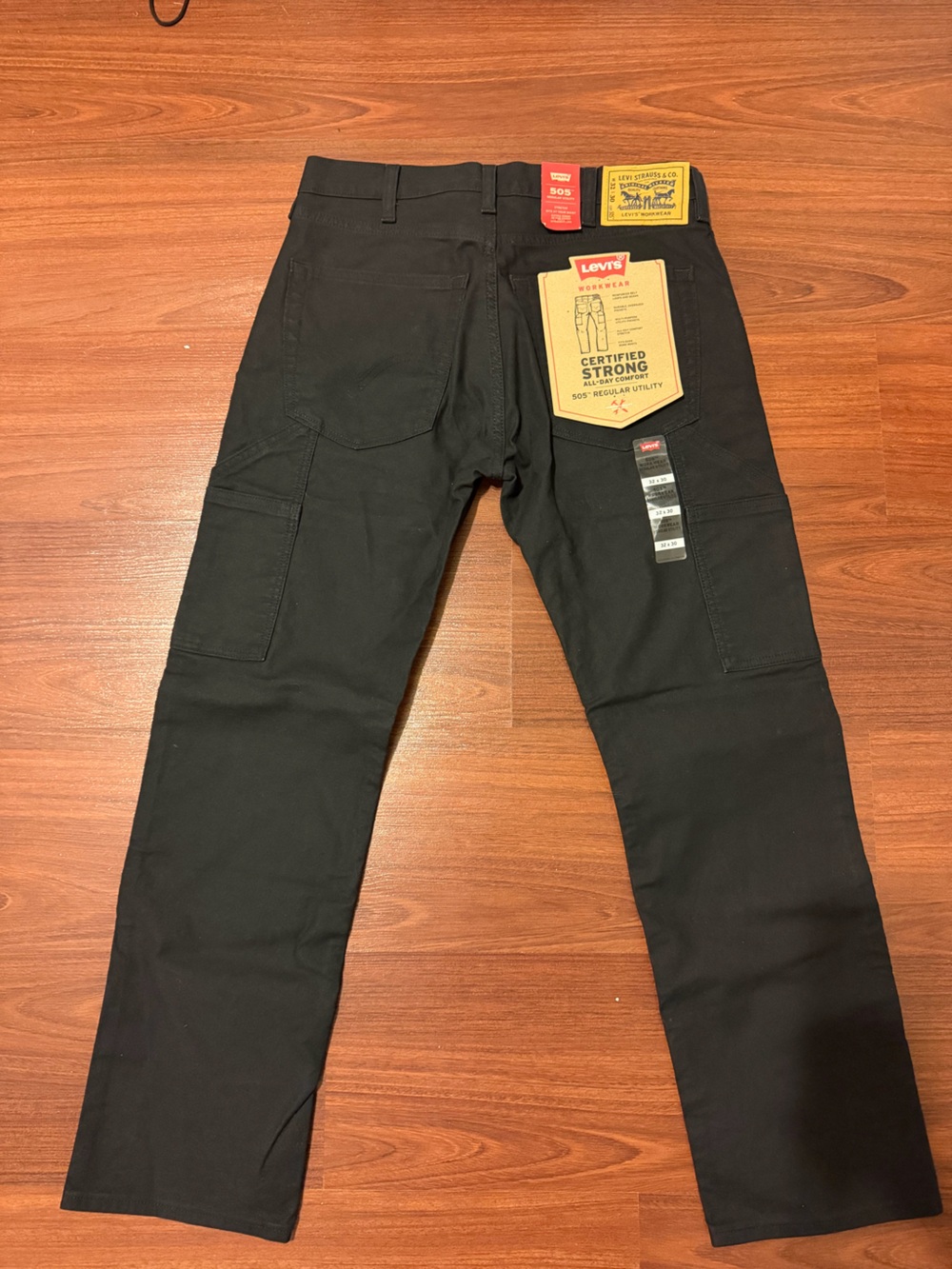 Levi's Black Men's Cargo Work Pants